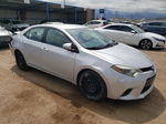 2015 Toyota Corolla L Silver vin: 5YFBURHE0FP208931