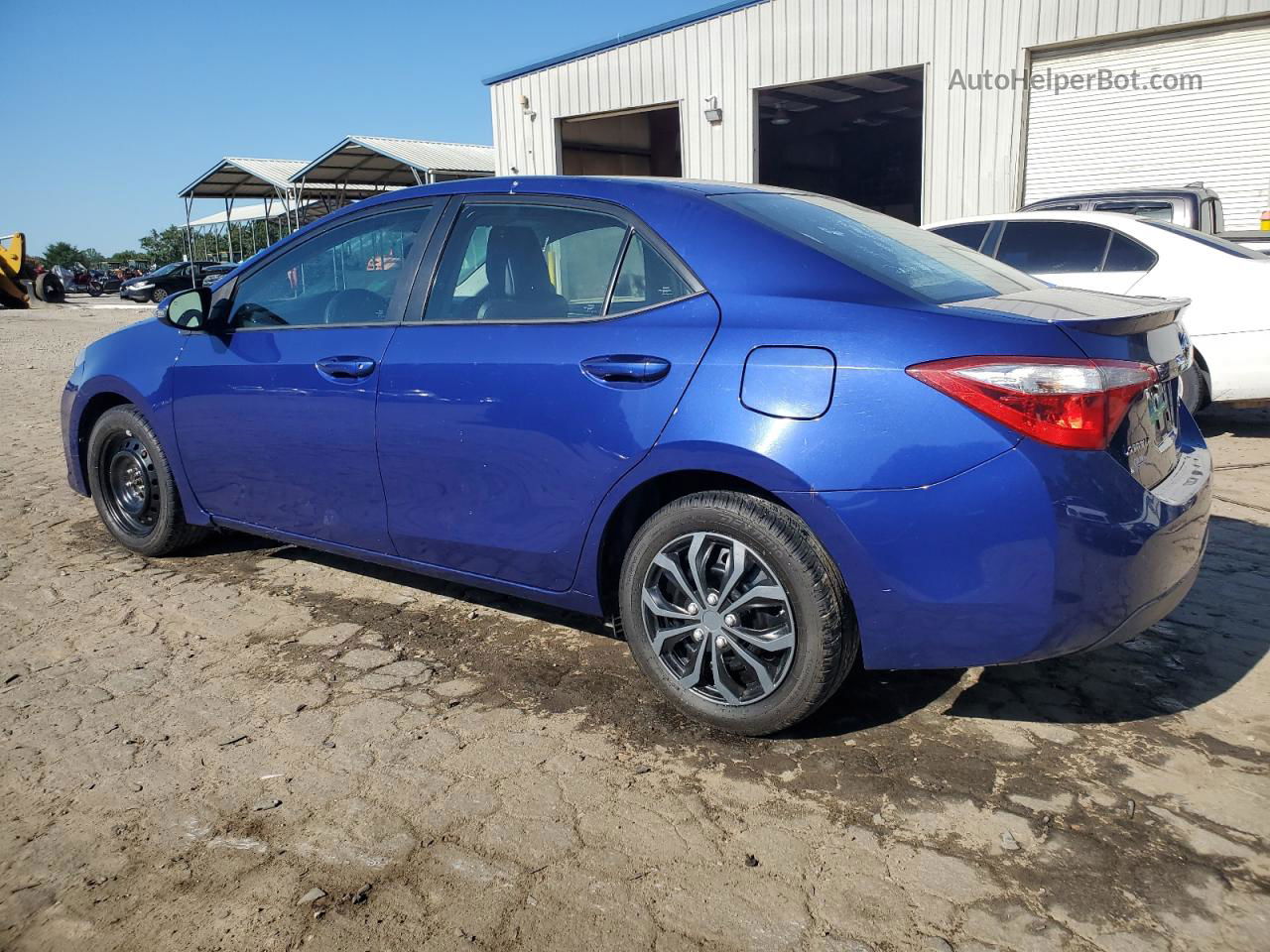 2015 Toyota Corolla L Blue vin: 5YFBURHE0FP212042