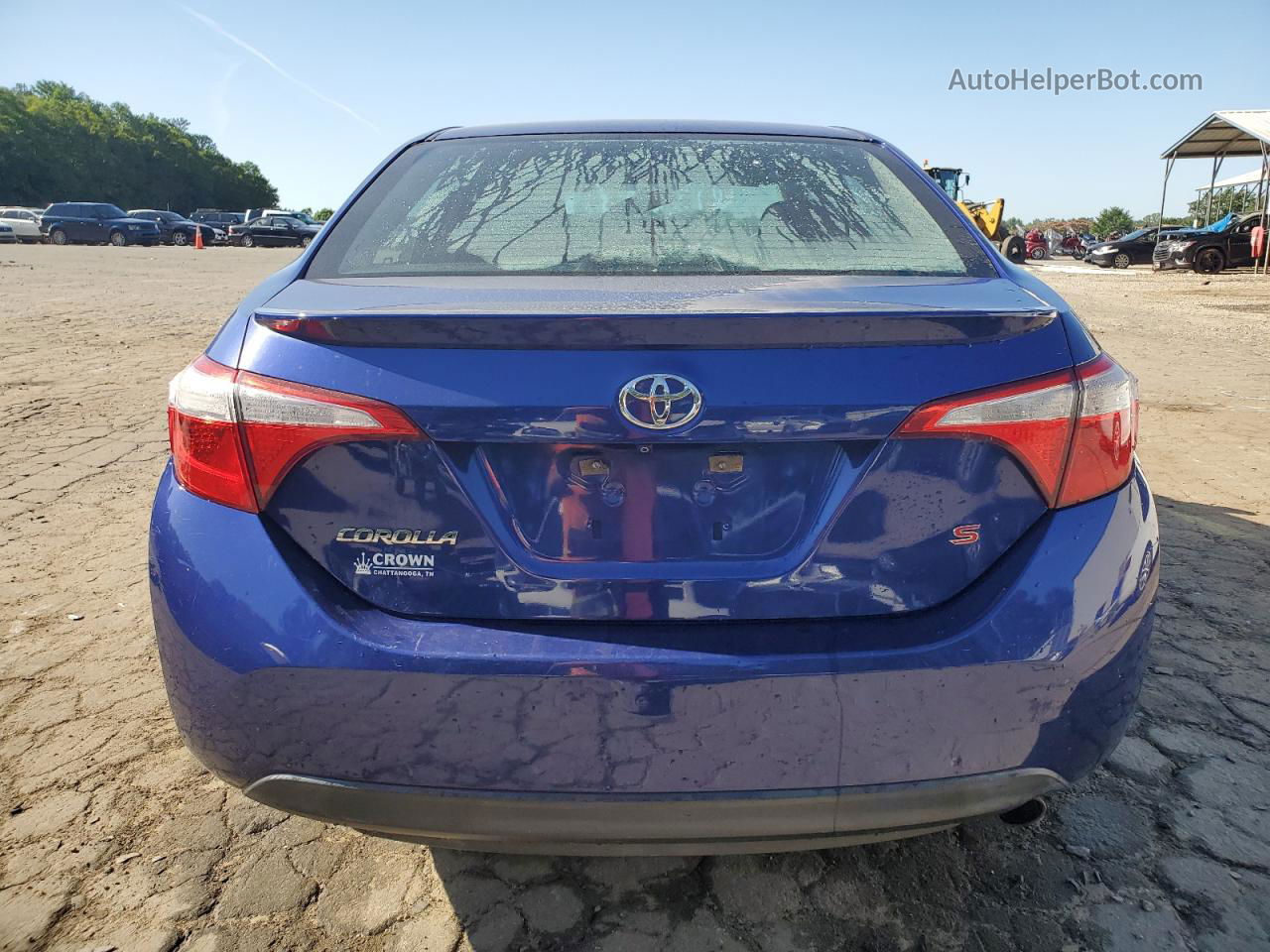 2015 Toyota Corolla L Blue vin: 5YFBURHE0FP212042