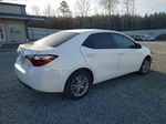 2015 Toyota Corolla L White vin: 5YFBURHE0FP214146