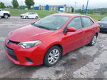 2015 Toyota Corolla Le Red vin: 5YFBURHE0FP248863