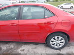 2015 Toyota Corolla Le Red vin: 5YFBURHE0FP248863