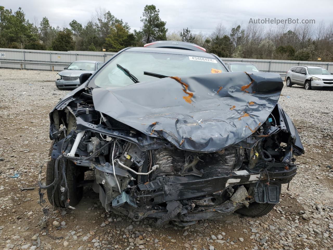 2015 Toyota Corolla L Charcoal vin: 5YFBURHE0FP281264