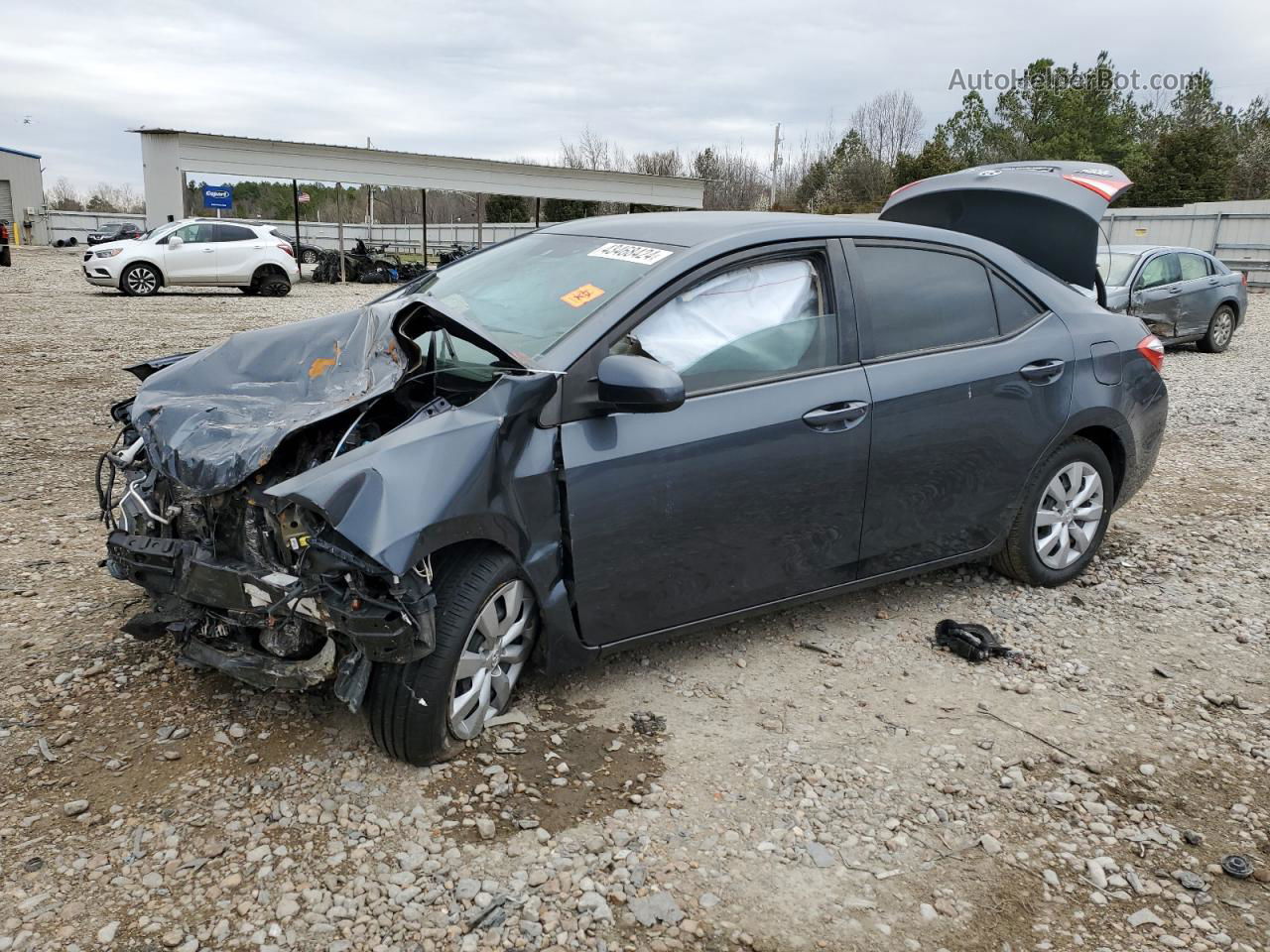 2015 Toyota Corolla L Charcoal vin: 5YFBURHE0FP281264