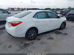 2015 Toyota Corolla L White vin: 5YFBURHE0FP300251