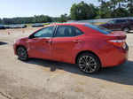 2015 Toyota Corolla L Red vin: 5YFBURHE0FP345450