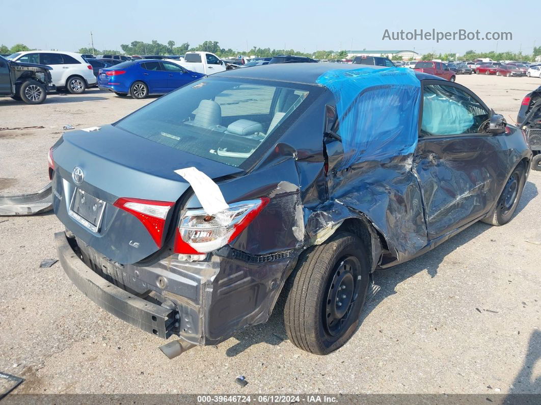 2015 Toyota Corolla Le Gray vin: 5YFBURHE0FP349515