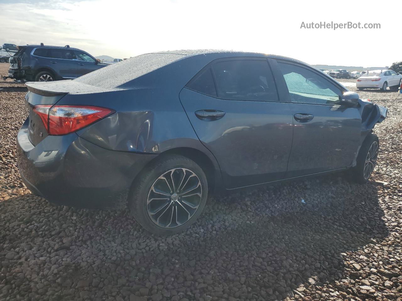 2015 Toyota Corolla L Угольный vin: 5YFBURHE0FP355282