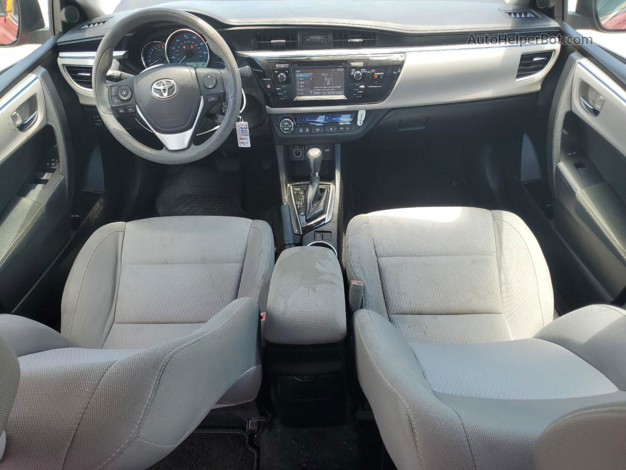 2016 Toyota Corolla L Красный vin: 5YFBURHE0GP490392