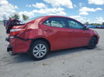 2016 Toyota Corolla L Red vin: 5YFBURHE0GP490392