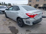 2016 Toyota Corolla S Plus Silver vin: 5YFBURHE0GP501147