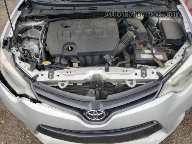 2016 Toyota Corolla L Silver vin: 5YFBURHE0GP502881