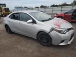 2016 Toyota Corolla L Silver vin: 5YFBURHE0GP502881