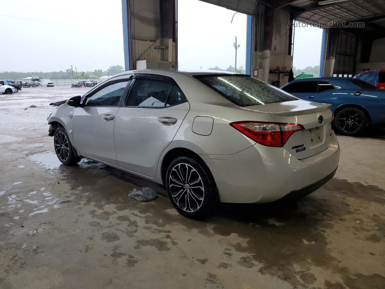 2016 Toyota Corolla L Silver vin: 5YFBURHE0GP568248