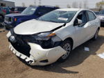 2017 Toyota Corolla L White vin: 5YFBURHE0HP575086