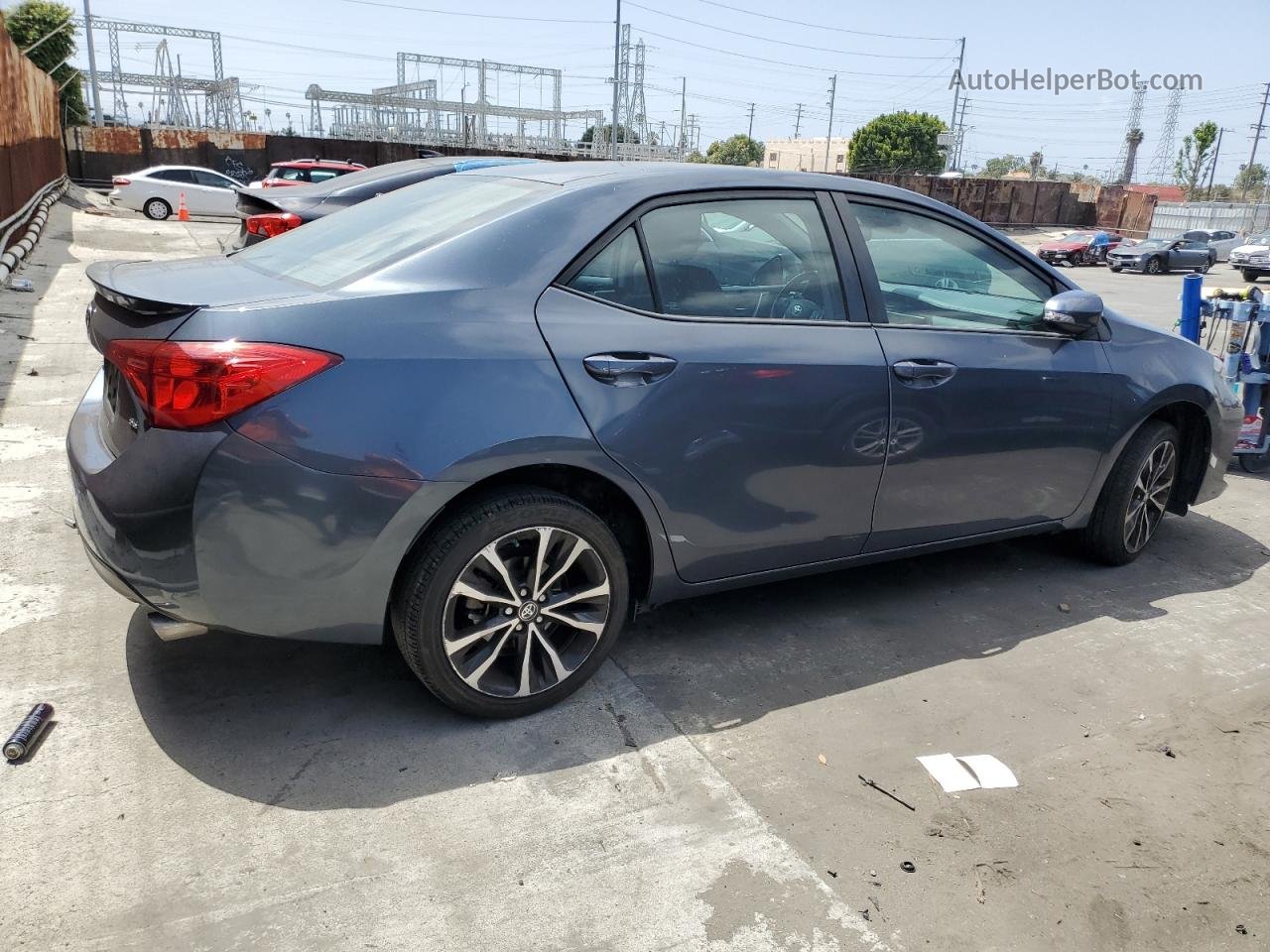 2017 Toyota Corolla L Charcoal vin: 5YFBURHE0HP579817