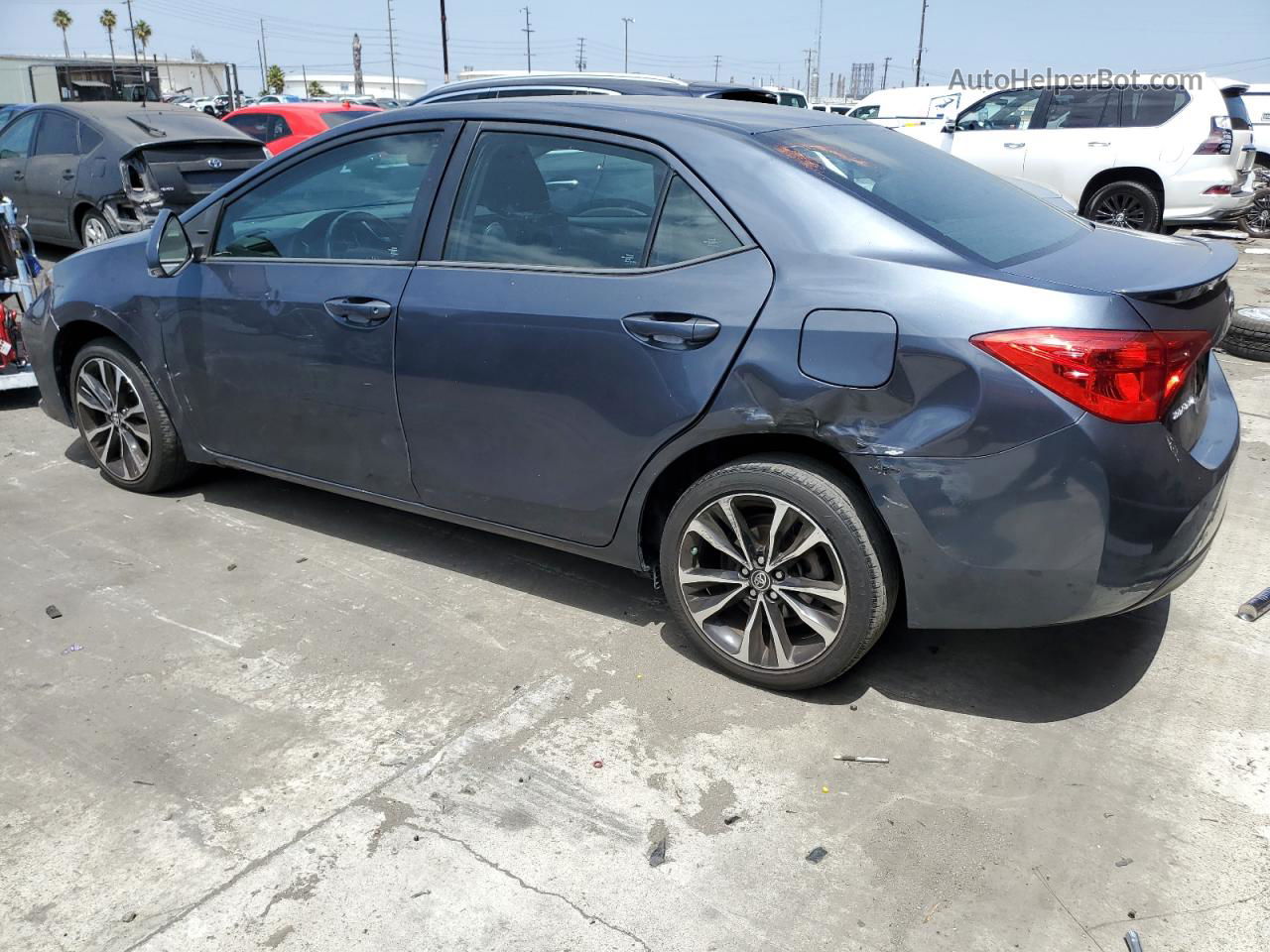 2017 Toyota Corolla L Charcoal vin: 5YFBURHE0HP579817