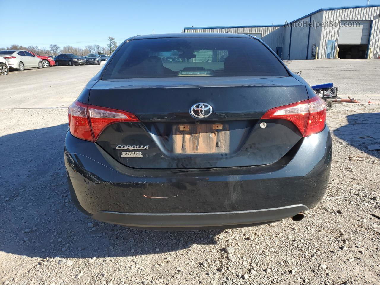 2017 Toyota Corolla L Black vin: 5YFBURHE0HP599128