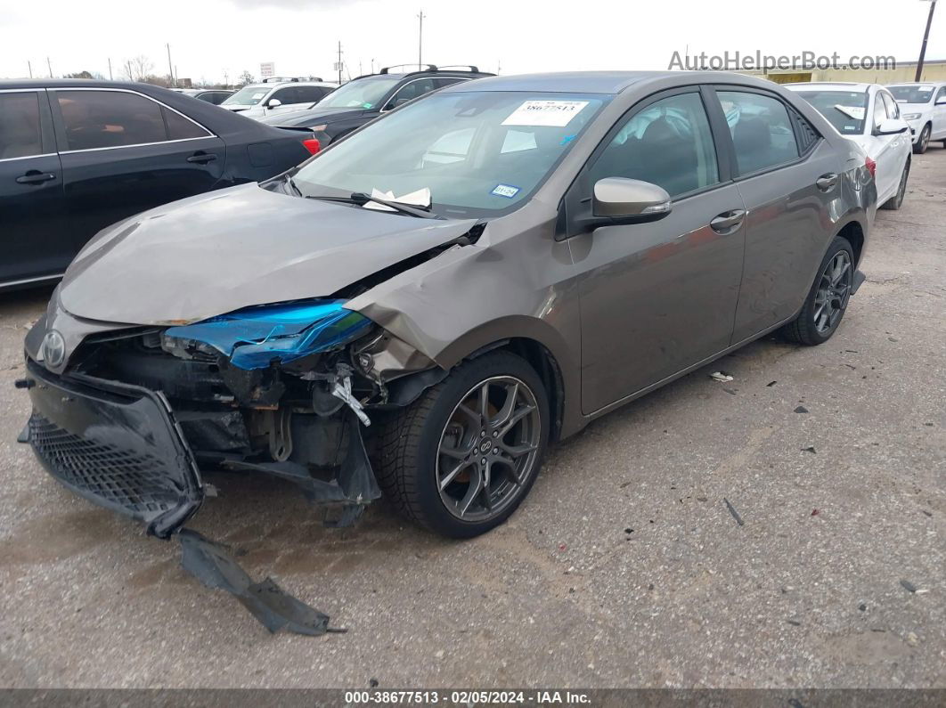 2017 Toyota Corolla Se Gray vin: 5YFBURHE0HP602982