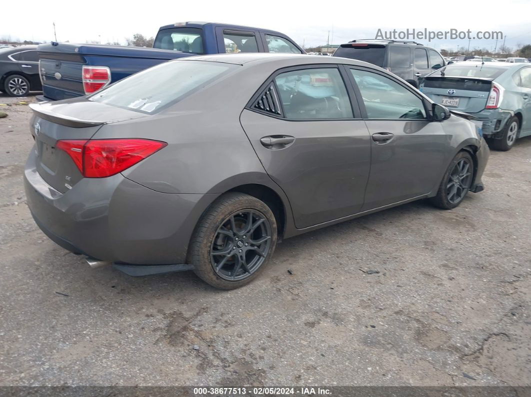 2017 Toyota Corolla Se Серый vin: 5YFBURHE0HP602982