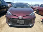 2017 Toyota Corolla L Maroon vin: 5YFBURHE0HP616056