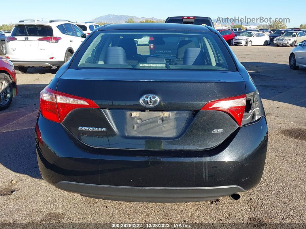 2017 Toyota Corolla Le Black vin: 5YFBURHE0HP619104