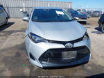 2017 Toyota Corolla Le Silver vin: 5YFBURHE0HP622861