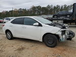 2017 Toyota Corolla L White vin: 5YFBURHE0HP635786