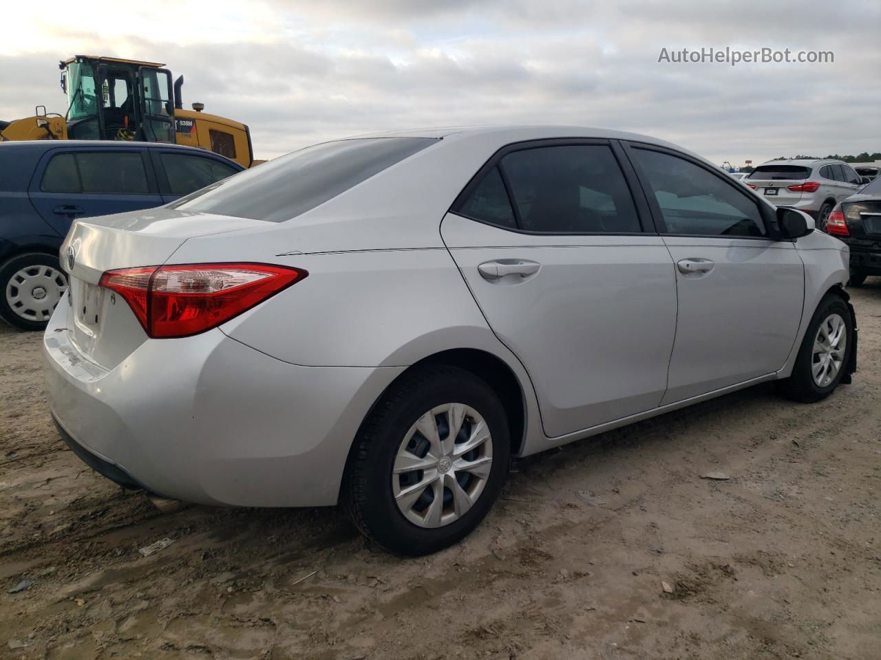 2017 Toyota Corolla L Silver vin: 5YFBURHE0HP675057