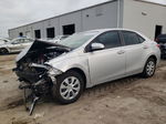 2017 Toyota Corolla L Silver vin: 5YFBURHE0HP675057