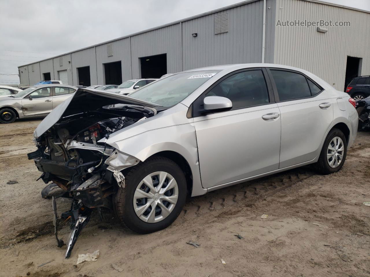 2017 Toyota Corolla L Silver vin: 5YFBURHE0HP675057