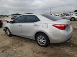 2017 Toyota Corolla L Silver vin: 5YFBURHE0HP675057