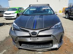 2017 Toyota Corolla L Gray vin: 5YFBURHE0HP677620