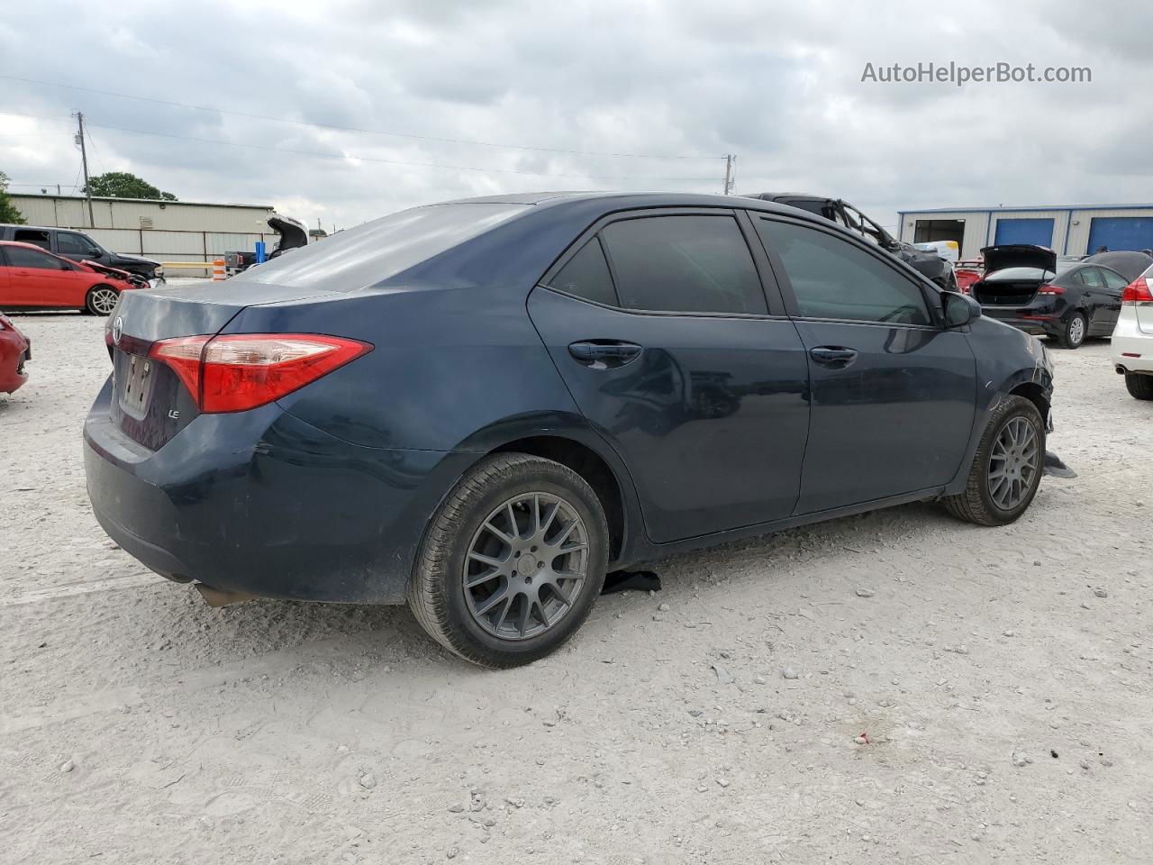 2019 Toyota Corolla L Blue vin: 5YFBURHE0KP861611