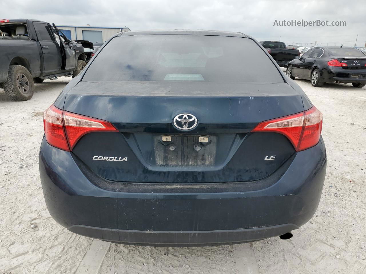 2019 Toyota Corolla L Blue vin: 5YFBURHE0KP861611