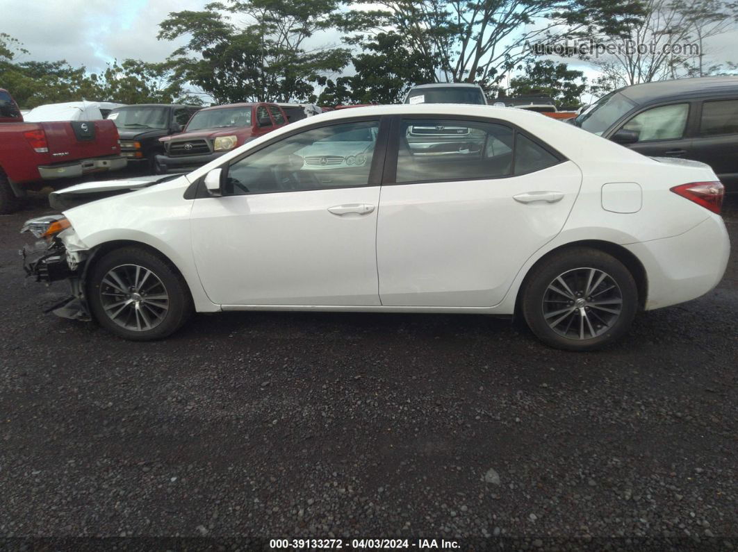 2019 Toyota Corolla Le White vin: 5YFBURHE0KP868655