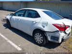 2019 Toyota Corolla Le White vin: 5YFBURHE0KP889165