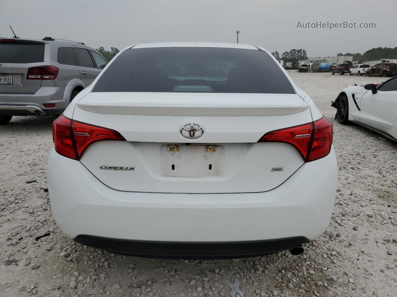 2019 Toyota Corolla L Белый vin: 5YFBURHE0KP899548