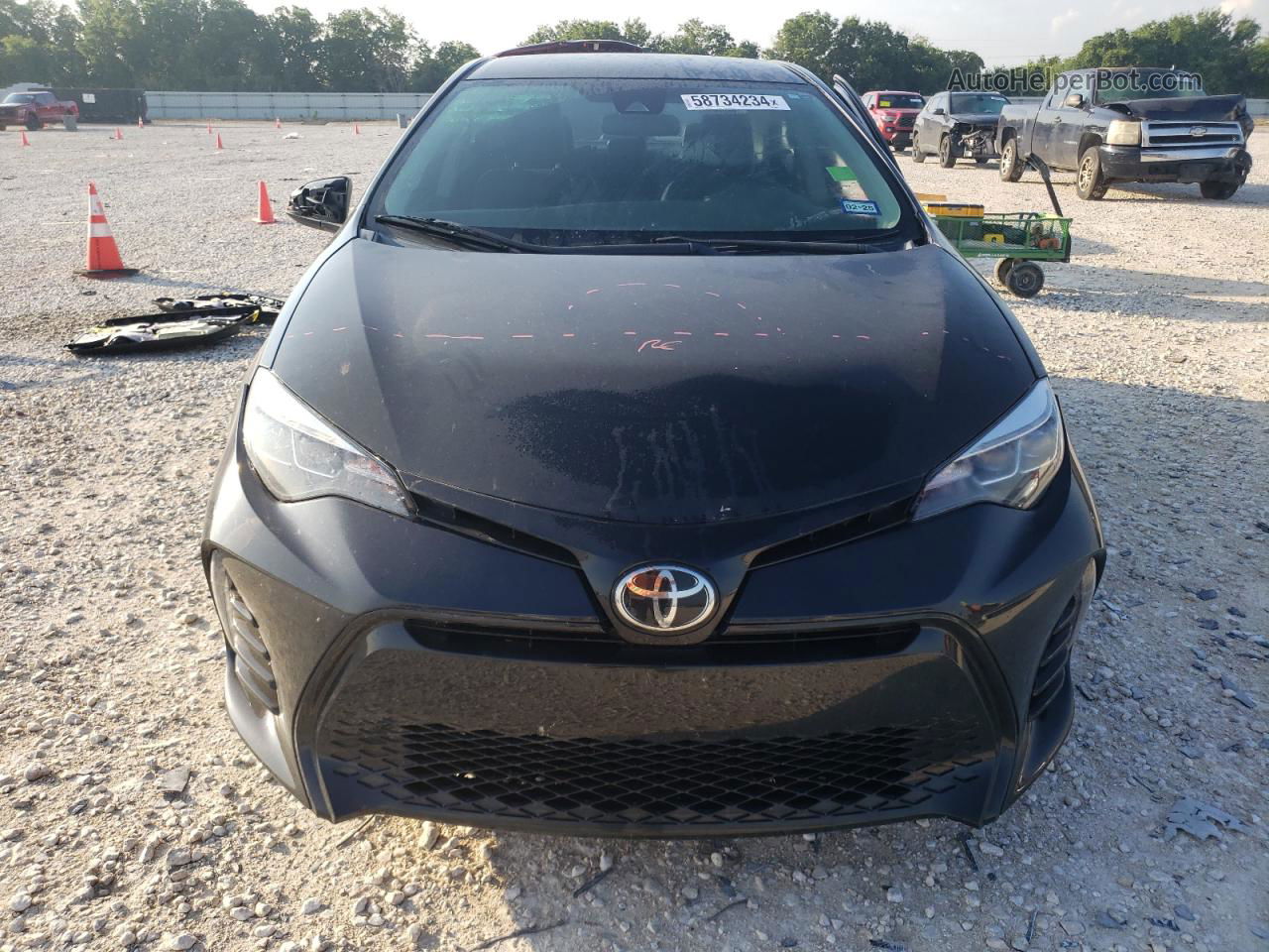 2019 Toyota Corolla L Black vin: 5YFBURHE0KP904442