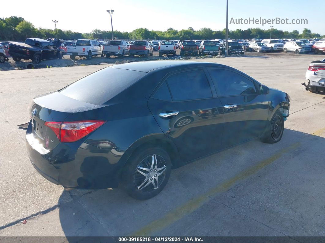 2019 Toyota Corolla Le Black vin: 5YFBURHE0KP905820