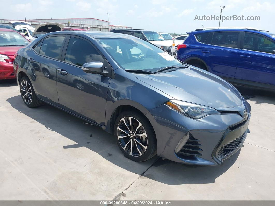 2019 Toyota Corolla Se Gray vin: 5YFBURHE0KP906725