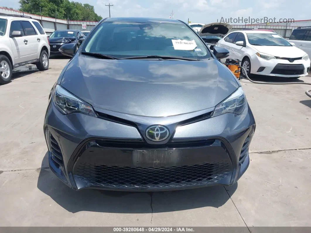 2019 Toyota Corolla Se Gray vin: 5YFBURHE0KP906725