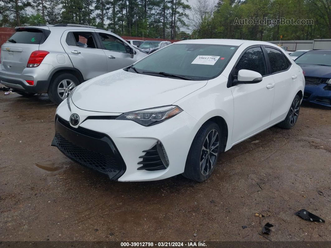 2019 Toyota Corolla Se White vin: 5YFBURHE0KP908331