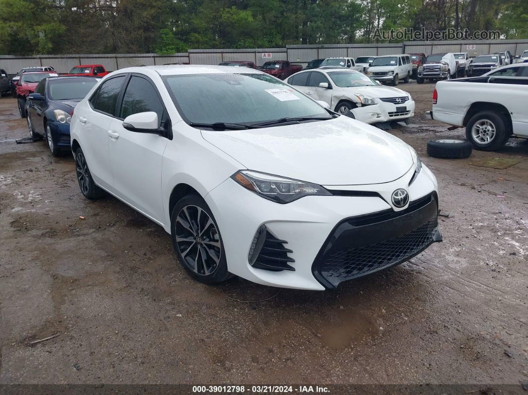 2019 Toyota Corolla Se White vin: 5YFBURHE0KP908331