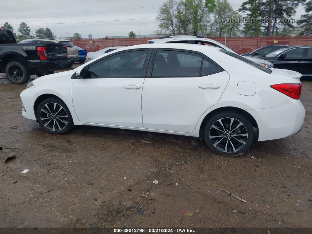 2019 Toyota Corolla Se White vin: 5YFBURHE0KP908331