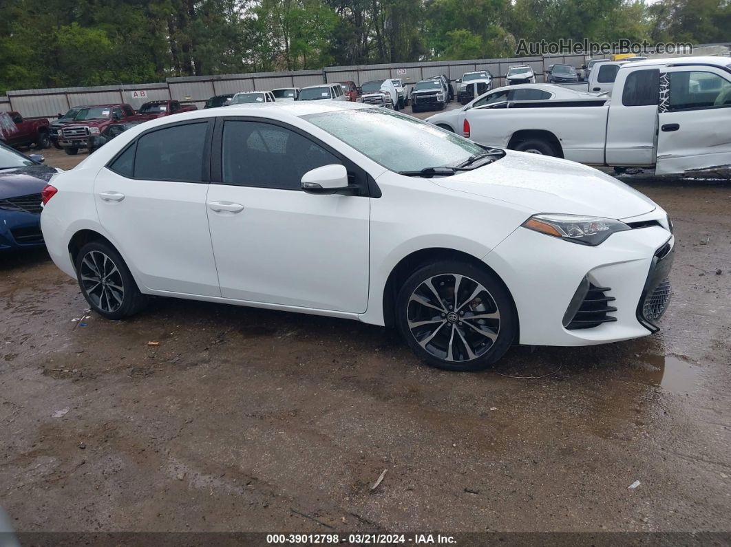 2019 Toyota Corolla Se White vin: 5YFBURHE0KP908331