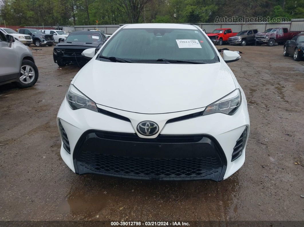 2019 Toyota Corolla Se White vin: 5YFBURHE0KP908331