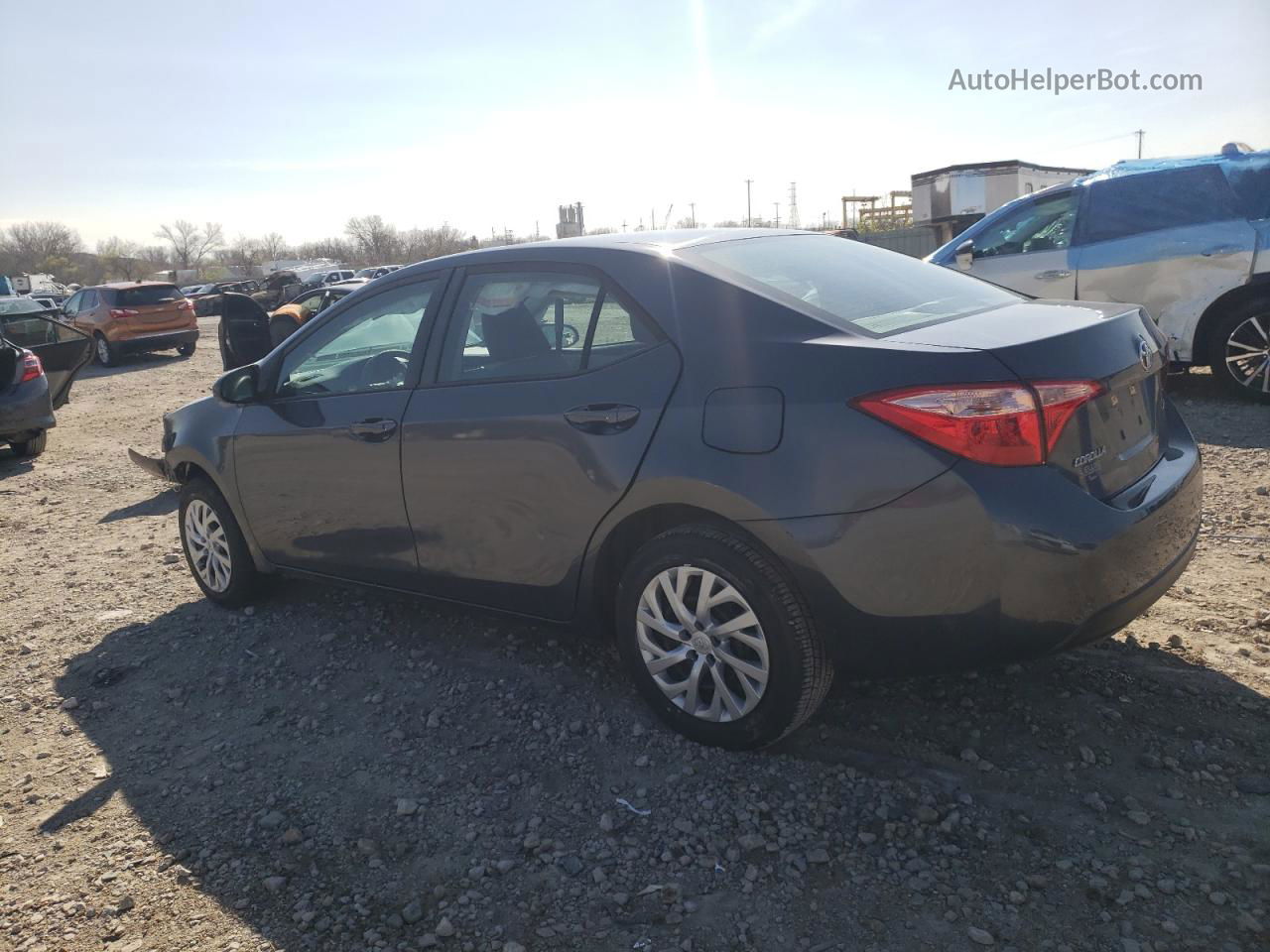 2019 Toyota Corolla L Синий vin: 5YFBURHE0KP928160