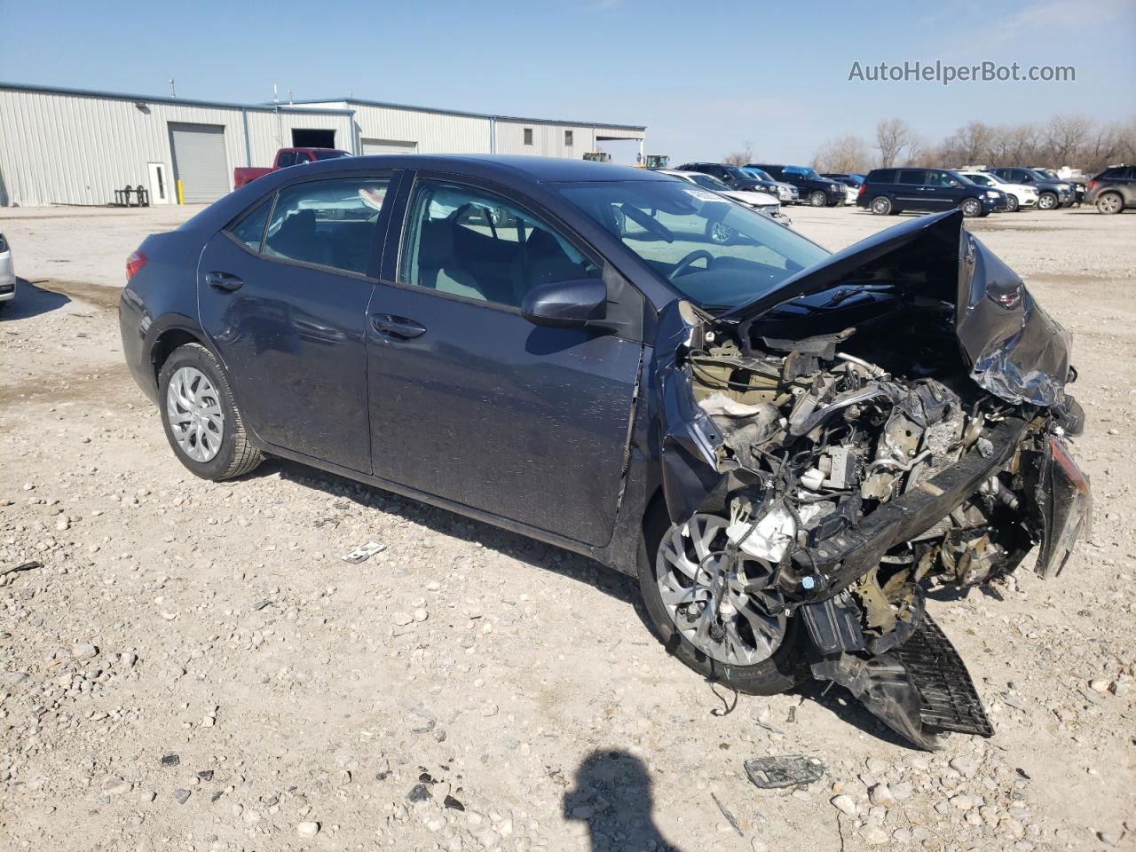 2019 Toyota Corolla L Blue vin: 5YFBURHE0KP928160