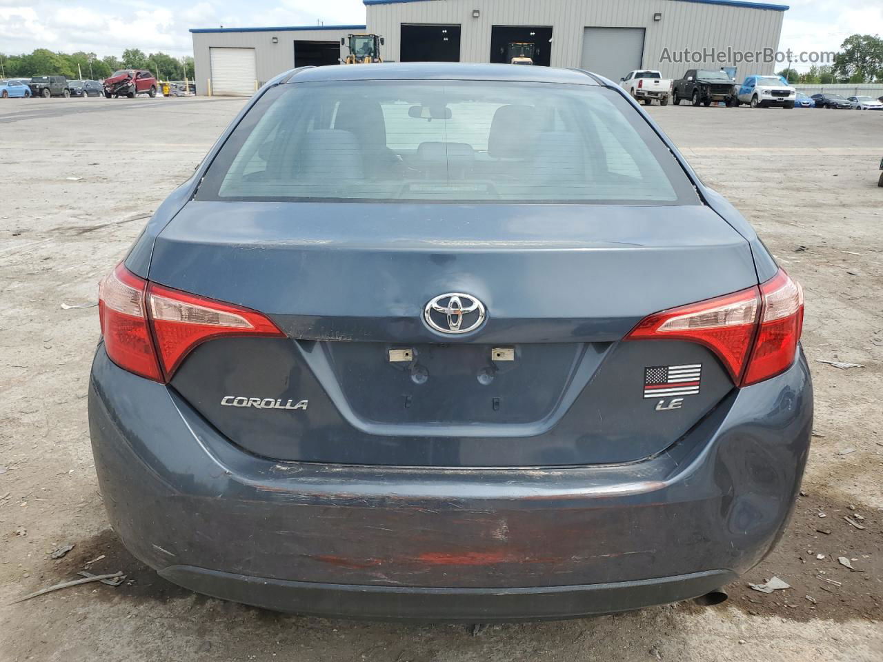 2019 Toyota Corolla L Gray vin: 5YFBURHE0KP928434